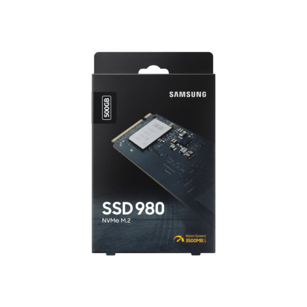 Disque Dur interne SSD Samsung 980 M.2 NVMe PCIe 3.0 - 500 GB - (MZ-V8V500BW)