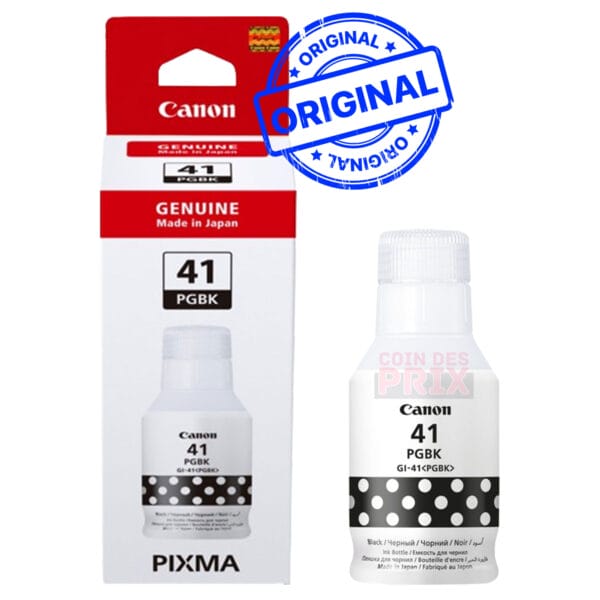 Canon GI-41PGBK Noir Bouteille d'encre Canon d'origine (4528C001AA)