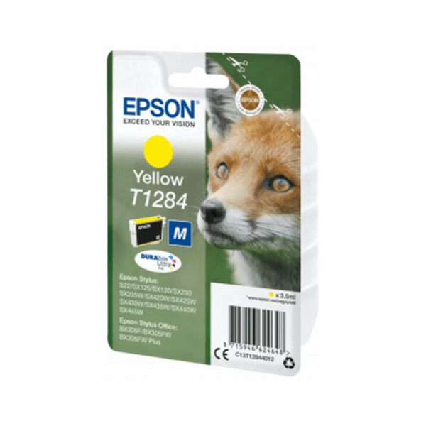 Cartouche Epson Renard - Encre DURABrite Ultra Jaune (C13T12844012)