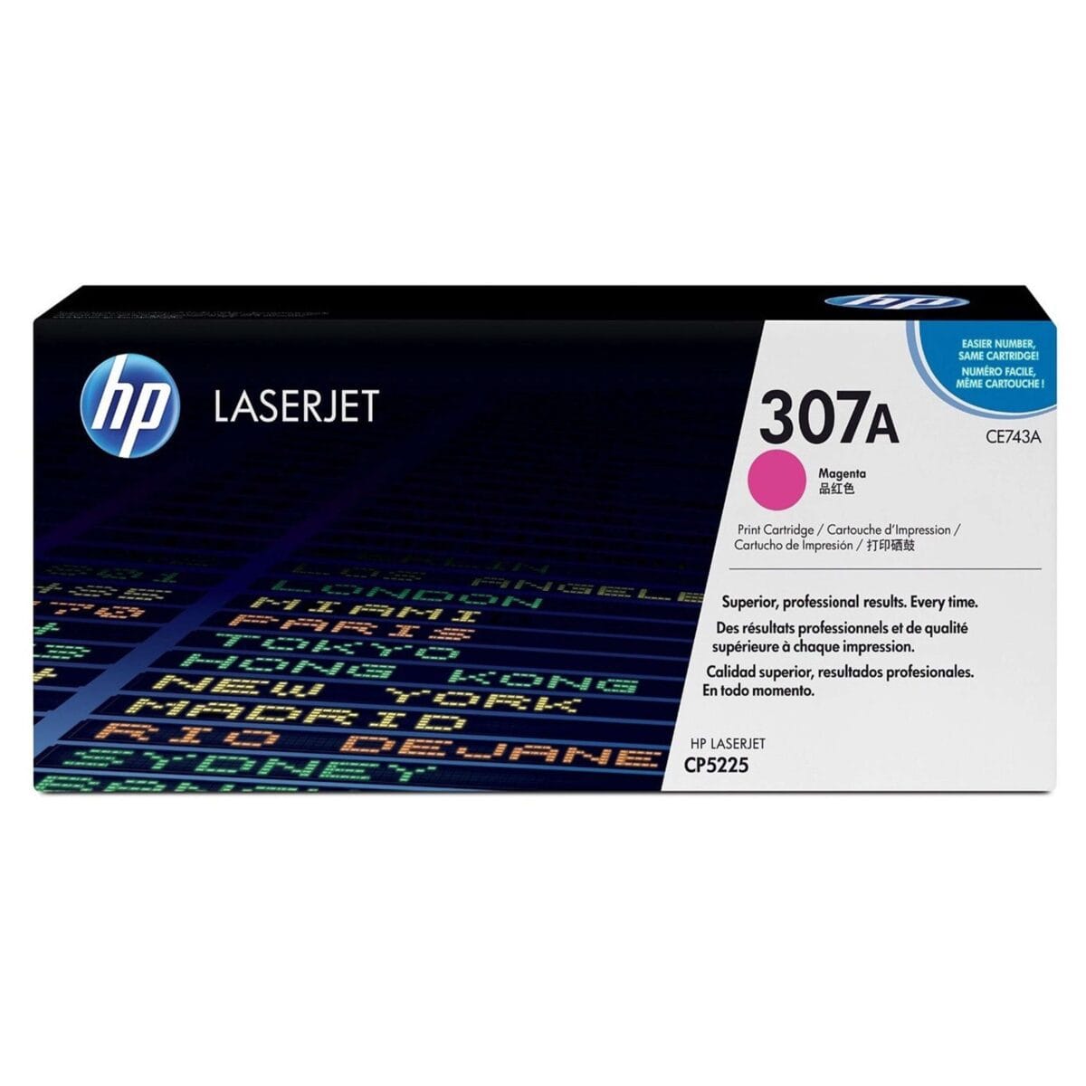 HP 307A Magenta CE743A - Toner LaserJet d'origine