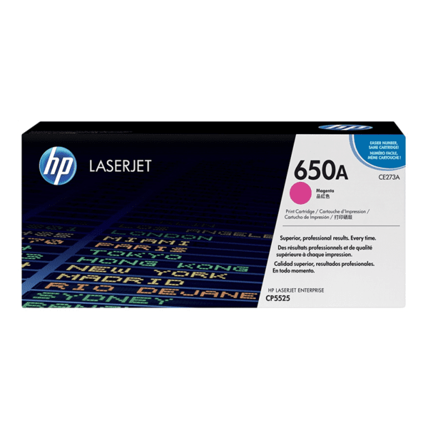 HP 650A Magenta (CE273A) - Toner HP LaserJet d'origine