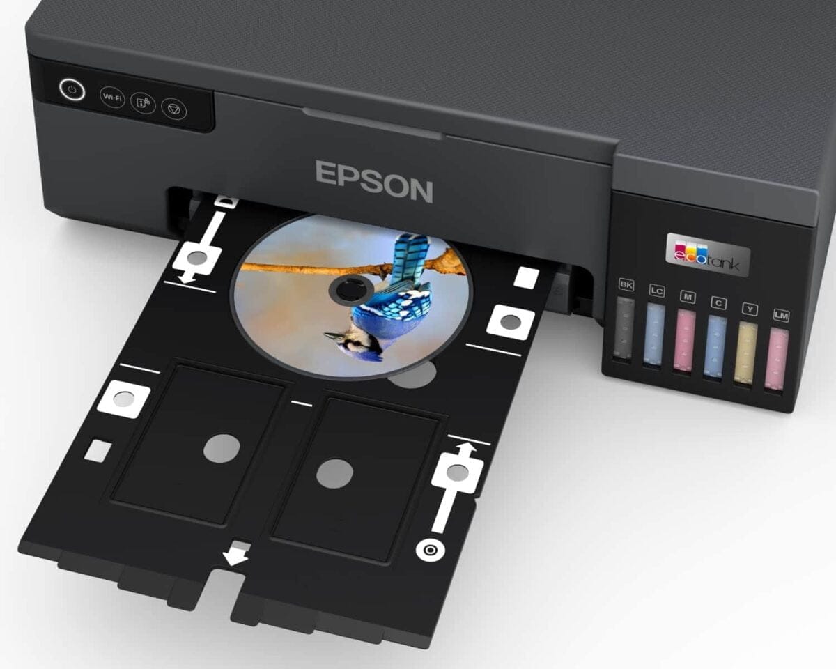 Epson EcoTank L8050 Imprimante Photo impression sur cartes PVC (C11CK37403)