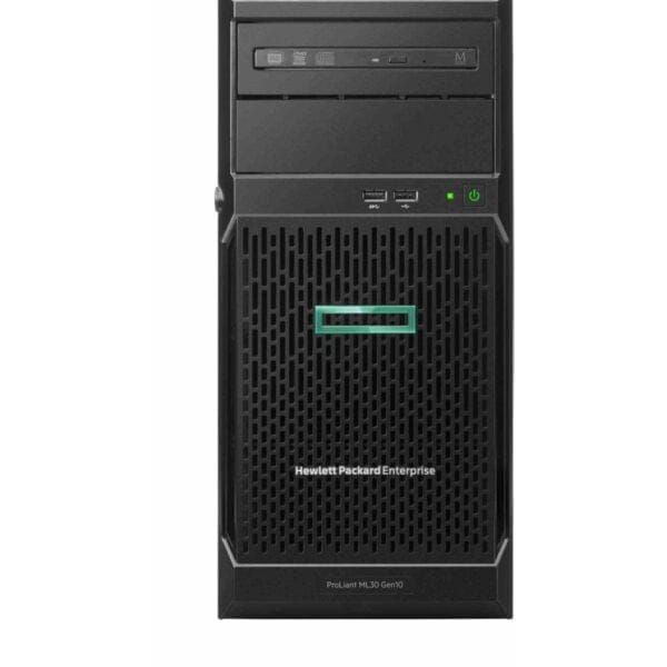 Serveur HPE ProLiant ML30 Gen10 Plus E-2124 2.8 GHz, 4 cœurs monoprocesseur 16 Go-U, 4 disques, alimentation 350 W (P44718-421)