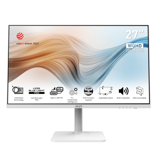 Écran 27" WQHD MSI Pro Modern MD272QPW (9S6-3PB19H-023)