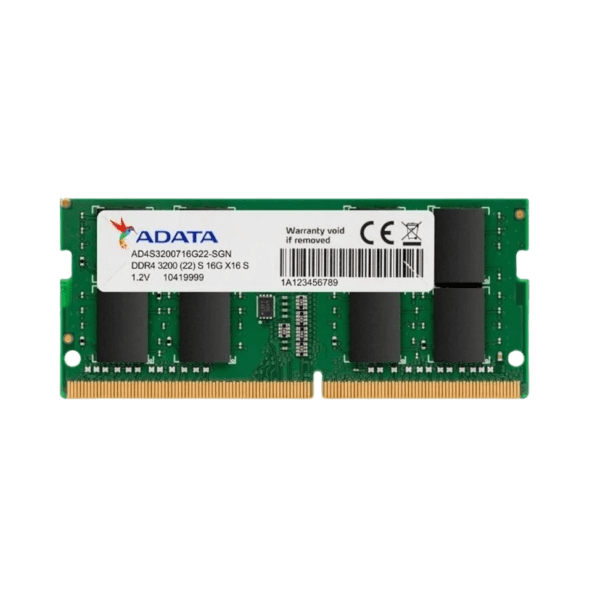 Barrette mémoire ADATA SO-DIMM 32GB DDR4-3200 MHz - PC Portable (AD4S320032G)