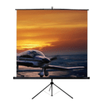 Écran de projection portable sur trépied 175 x 175 cm - Blanc Mat - ORAY SCREEN (TRE03B1175175)