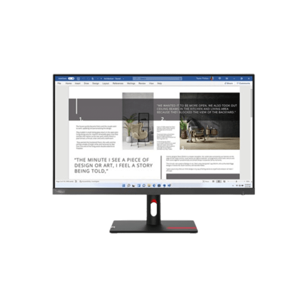 Écran 27" Full HD Lenovo ThinkVision S27i-30 (63DFKAT4EU)