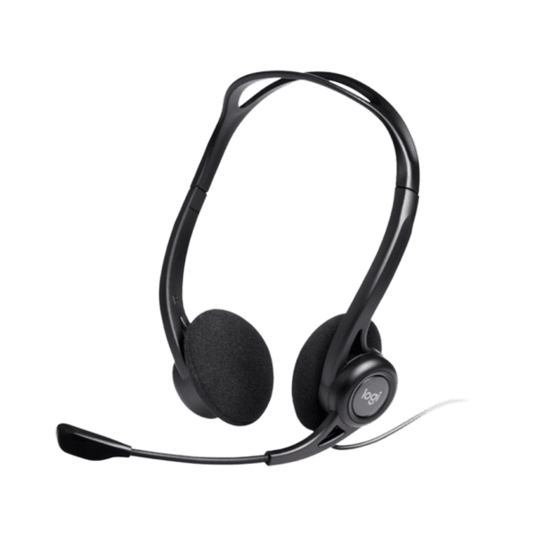 Casque Logitech 960 pour ordinateur avec microphone anti-parasite - USB (981-000100)