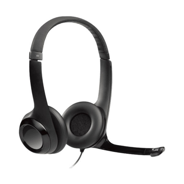 Casque Logitech H390 avec microphone anti-parasite - USB (981-000406)