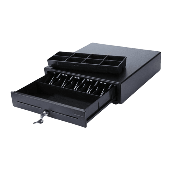 Tiroir caisse horizontale GSAN GS-405A 8/4 compartiments – Noir (GS-405A 8)