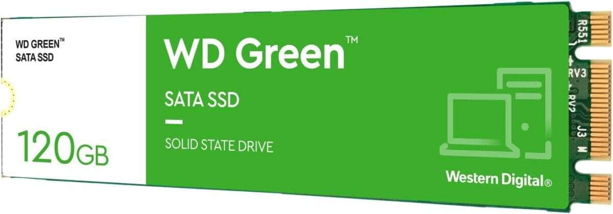 Disque SSD interne Western Digital Green™ M.2 SATA (WDS120G2G0B)