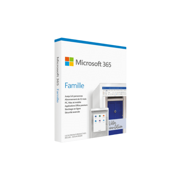 Famille Microsoft M365 Abonnement français 1 an (6GQ-01921)