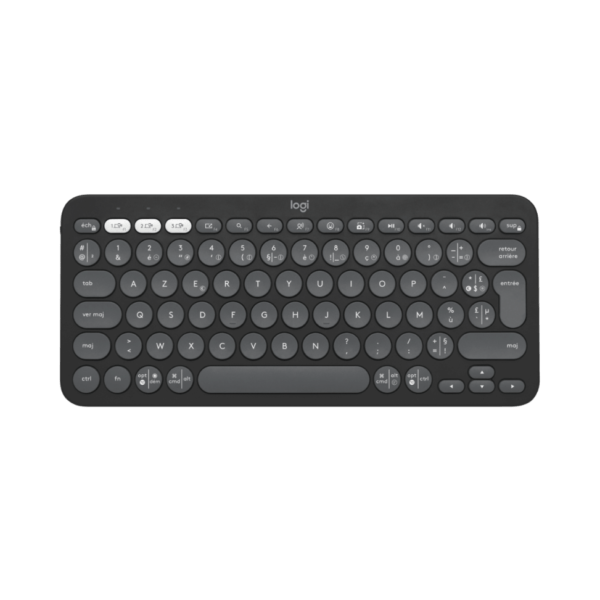 Clavier sans fil Logitech Pebble Keys 2 K380s Noir (920-011803)